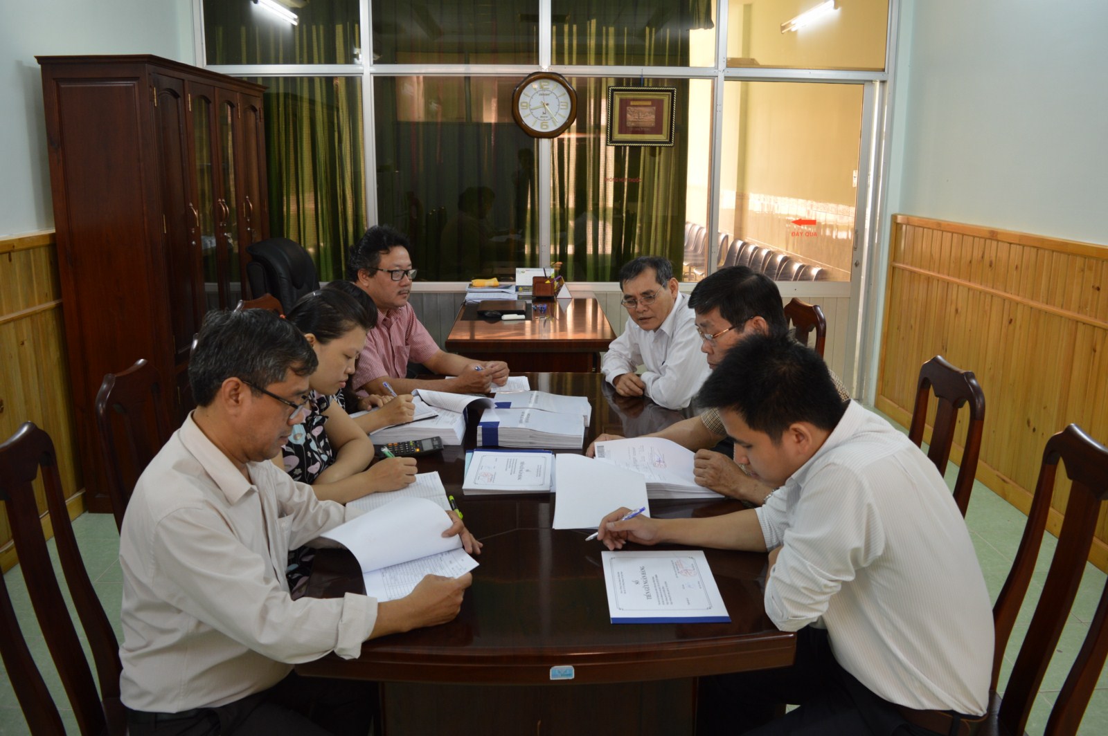 Kiểm tra công tác cải cách hành chính năm 2017 tại Phòng Công chứng số 1 tỉnh Bình Định
