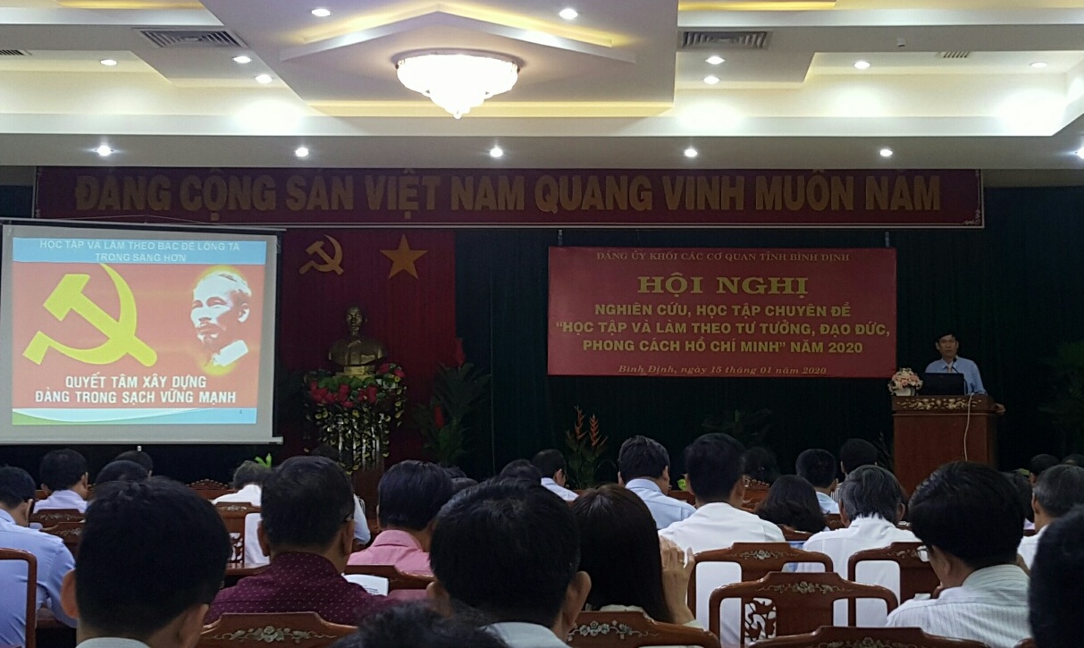 Ban chấp hành Đảng bộ Sở tham gia học tập chuyên đề “Học tập và làm theo tư tưởng, đạo đức, phong cách Hồ Chí Minh” năm 2020