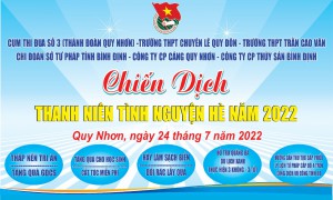 Chi đoàn Sở Tư pháp phối hợp tổ chức chiến dịch thanh niên tình nguyện hè năm 2022 tại xã Nhơn Hải, TP. Quy Nhơn