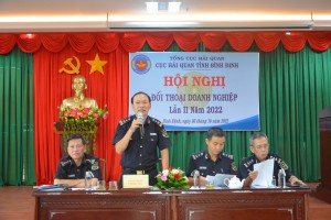 Cục Hải quan tỉnh Bình Định tổ chức Hội nghị đối thoại Hải quan - Doanh nghiệp lần 2 năm 2022