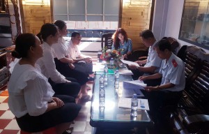 Công bố Quyết định và kế hoạch thanh tra chuyên ngành  đối với Văn phòng công chứng Trần Thị Hà