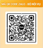 (Công chức, viên chức, người lao động và tổ chức, cá nhân thực hiện quét mã QR code Zalo của Bộ Nội vụ để truy cập)