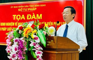 Tọa đàm trao đổi kinh nghiệm về hoạt động của báo cáo viên pháp luật, tuyên truyền viên pháp luật tại vùng đồng bào dân tộc thiểu số và miền núi