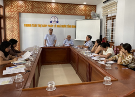 Kiểm tra công tác TGPL tại Sở Tư pháp và Trung tâm TGPL NN tỉnh Bình Định