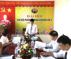 Chi bộ Phòng Công chứng số 3: Tổ chức Đại hội Chi bộ nhiệm kỳ 2022 - 2025