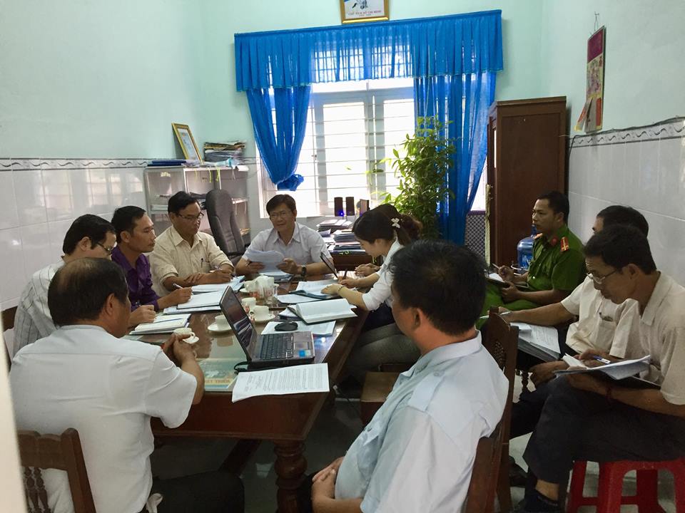 Kiểm tra công tác thi hành pháp luật về xử lý vi phạm hành chính  tại Ủy ban nhân dân phường Nhơn Hòa, thị xã An Nhơn