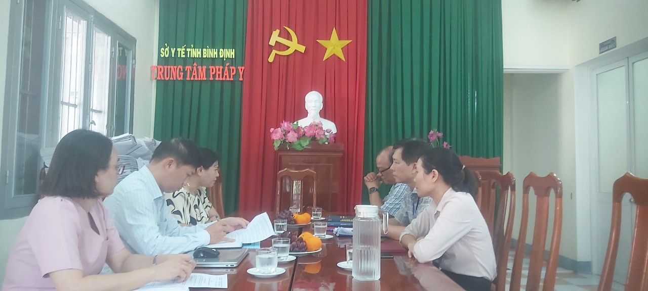 Kiểm tra về tổ chức và hoạt động Trung tâm Pháp y tỉnh Bình Định